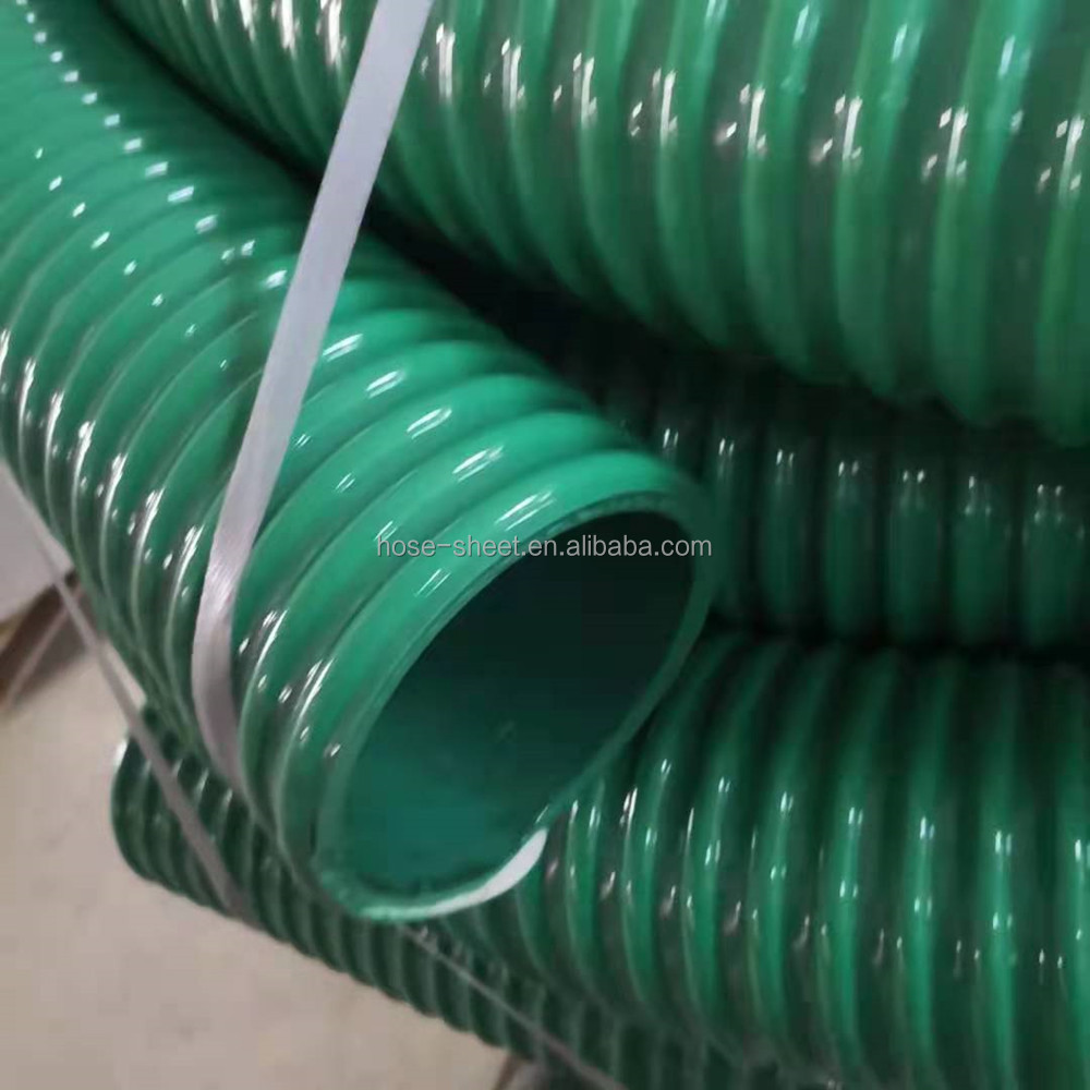 3 inch High quality flexible PVC suction hose for water air duct and grain transfer