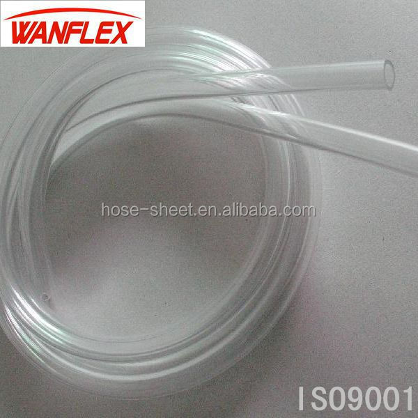 Flexible Food Grade PVC Clear Hose Pipe 1/2 Inch Vinyl Tubing Reinforced Plastic Transparent Hose