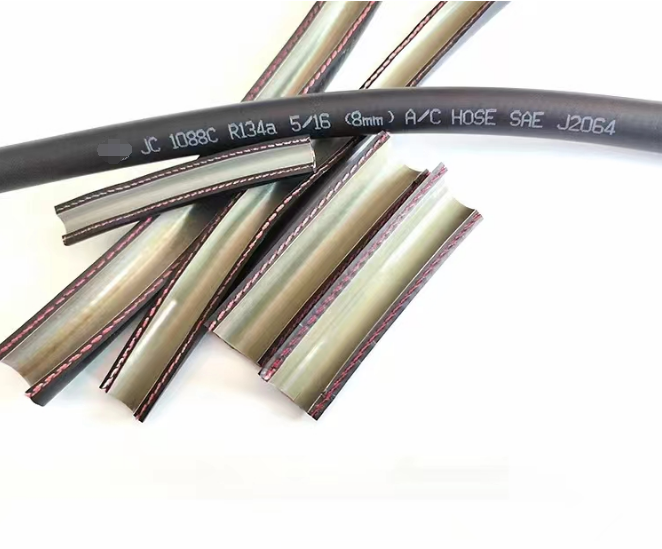 High Quality Smooth Fiber Reinforcement Five Layers R134A A/C Hose