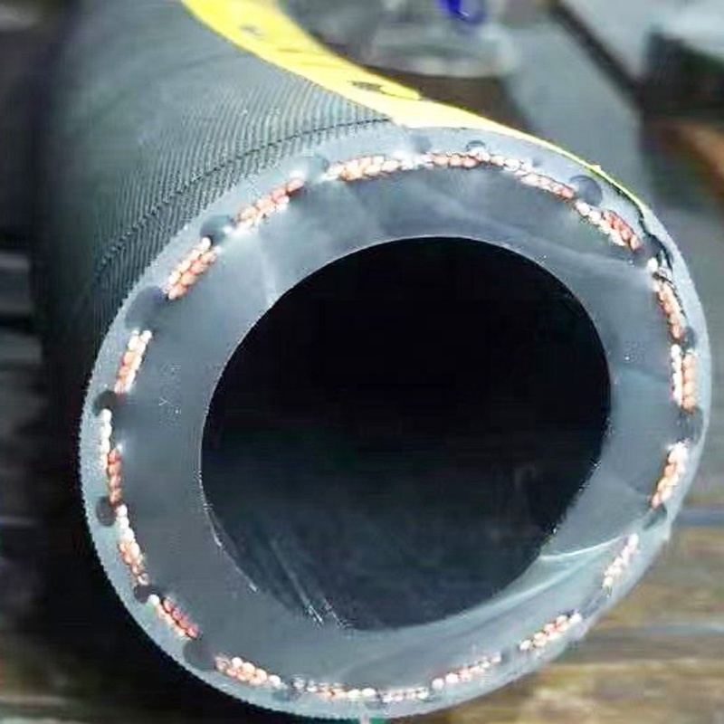 Fabric cords spiral 150 psi abrasive resistant 2 inch Gunite Material Delivery Hose