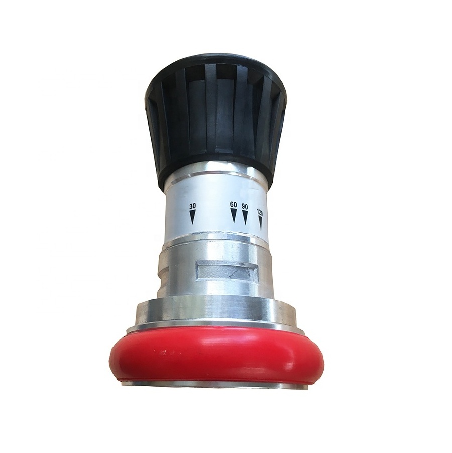 Three stage Machino fire hose nozzle aluminum spray nozzle spray water gun Fog constant flow adjustable nozzle