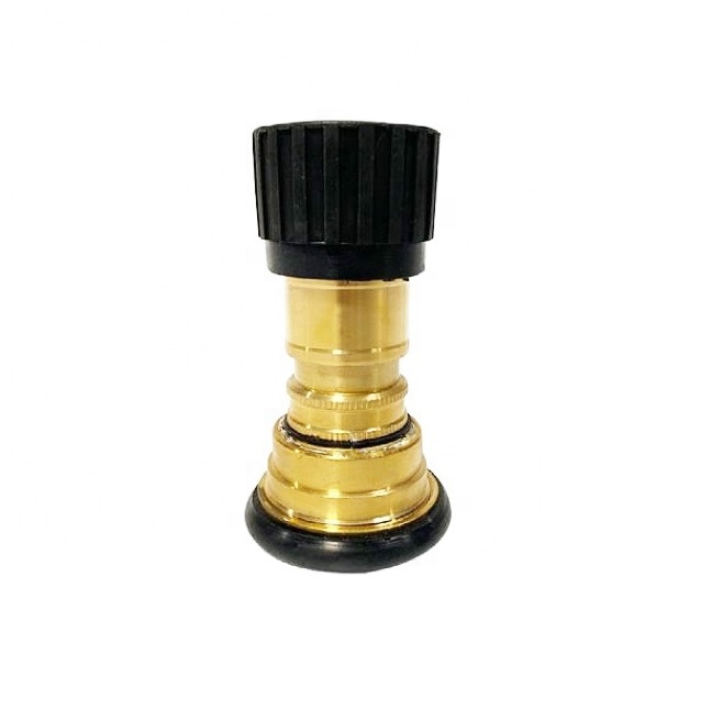 Three stage Machino fire hose nozzle aluminum spray nozzle spray water gun Fog constant flow adjustable nozzle