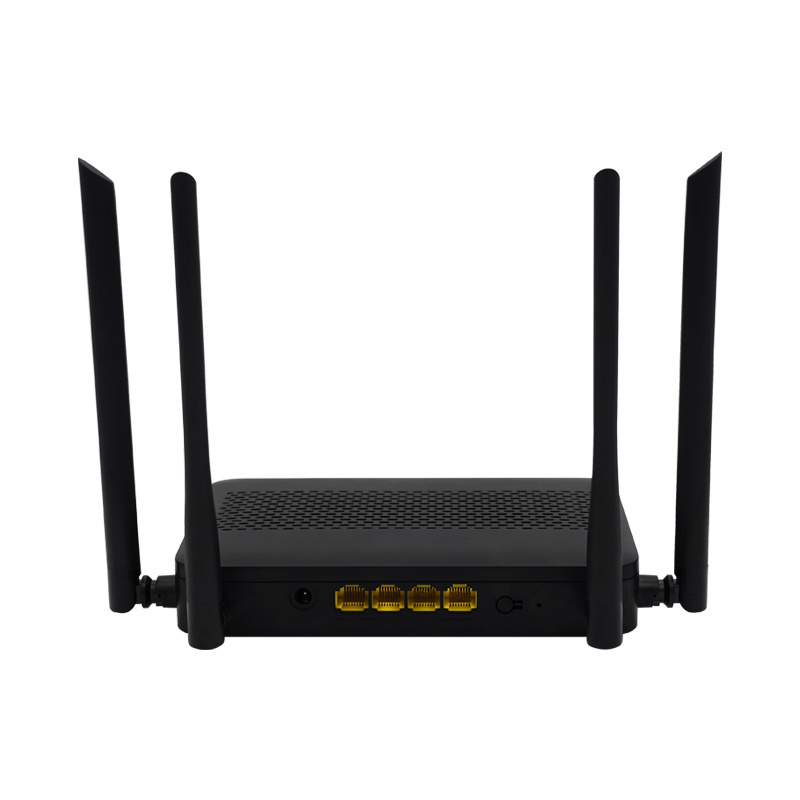 Wifi 5 Router AC1200 Dual Band Router 2.4GHz&5GHz Internet Wireless Mesh Router with 4 x 5dBi Foldable Antennas