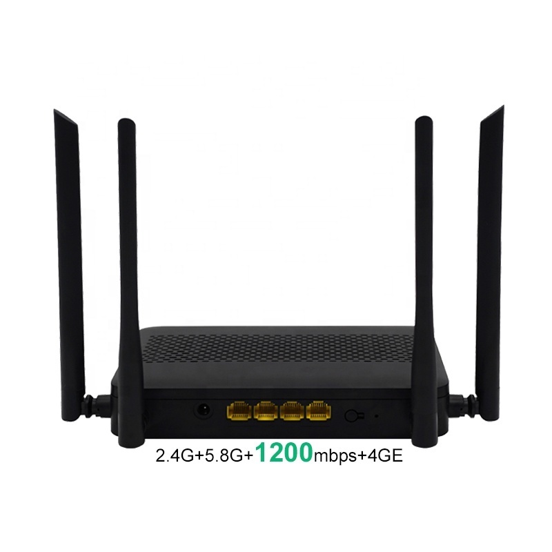 AC1200 4GE Gigabit Dual Band 2.4GHz&5.8GHz Wireless Wifi Gaming Mesh Router