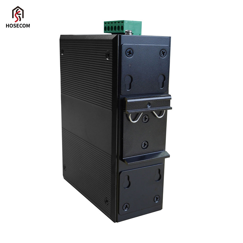 Hosecom Industrial Stackable Network Switch with POE QOS Support and SNMP Functionality for Efficient Network Management