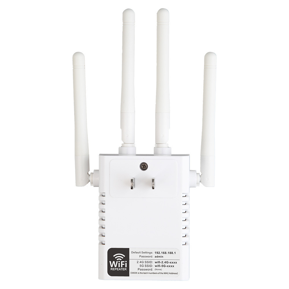 AC1200 802.11AC WiFi Extender 1200Mbps Dual Band 2.4G&5.8G Wireless Signal Booster WiFi Amplifier WiFi Repeater