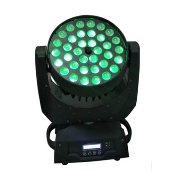 RGBWA+UV 36x18w  6in1 Zoom LED Moving Head Wash light