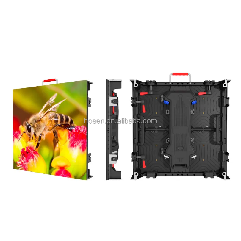 500*500mm Outdoor waterproof HD screen led video wall panel display P3.91 ,P4.81 Curve Stage Backdrop Led Video Wall screen