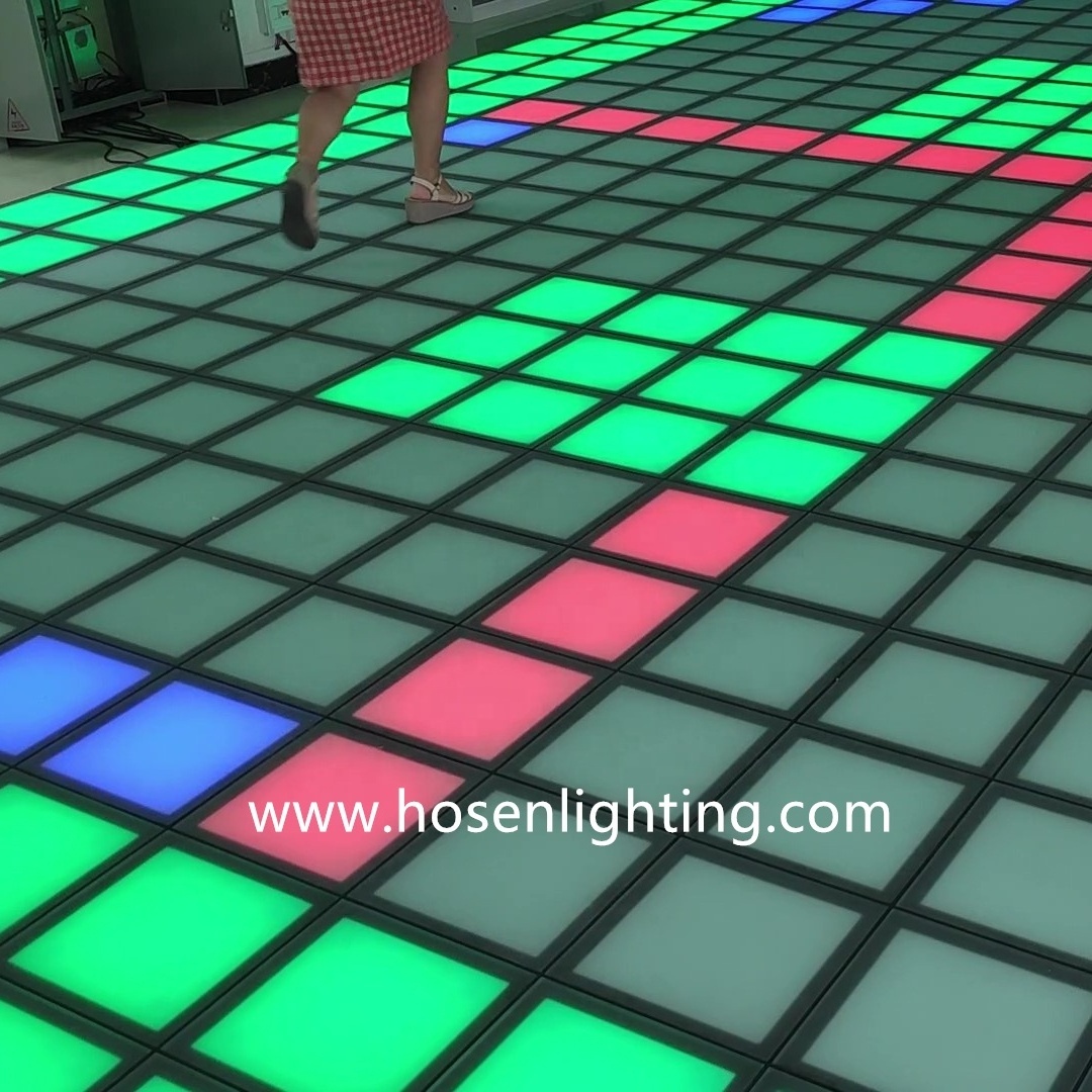 Activate Game Led Floor 30x30cm Interactive dance floor Light Active Game Led Floor for Dance Room