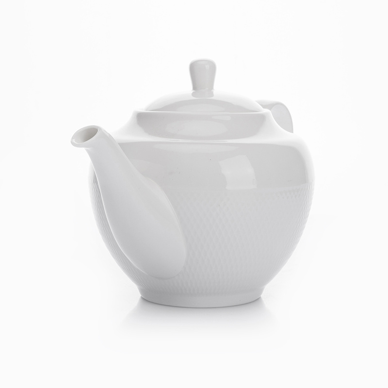 28ceramics Wholesale Hotel Ceramic Teapot Bulk, White Ceramic Tea Pot, Plain White Porcelain Teapot