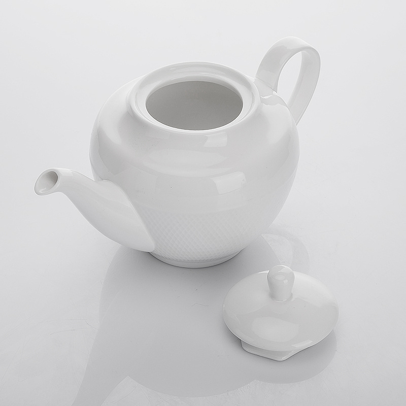 28ceramics Wholesale Hotel Ceramic Teapot Bulk, White Ceramic Tea Pot, Plain White Porcelain Teapot