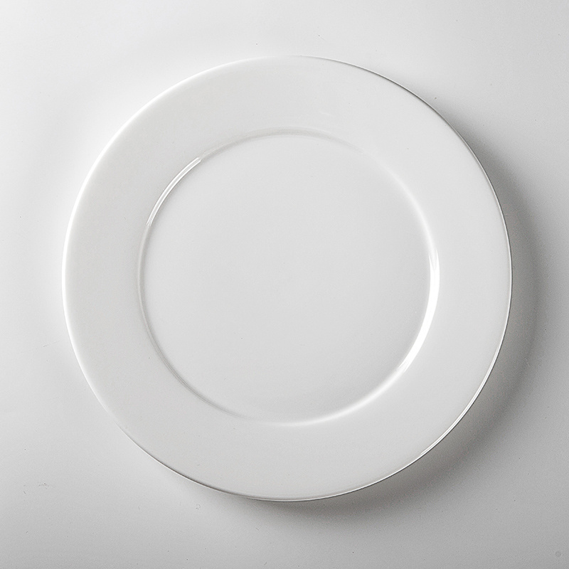 Plate Sets Porcelain, Round White Plate Portugal Dinner Plate,Plates And Dishes Set Modern*