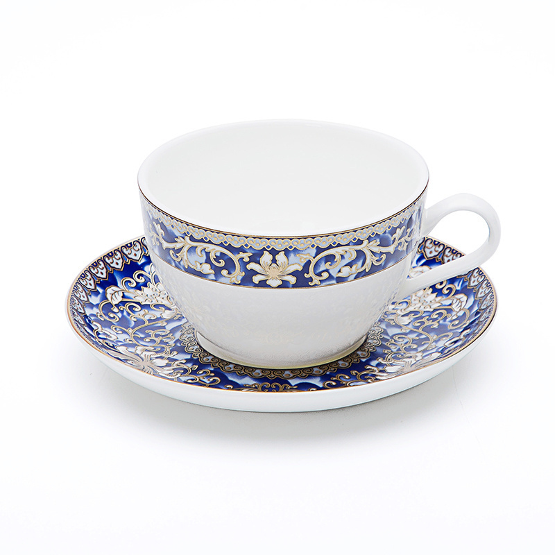 Royal Luxury Hotel Restaurant Antique Fine Bone China Bone China Coffee Cups And Saucers*