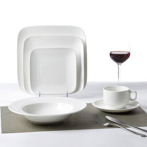 Wholesale Ceramic South Africa Dinnerware White Porcelain Hotelwares