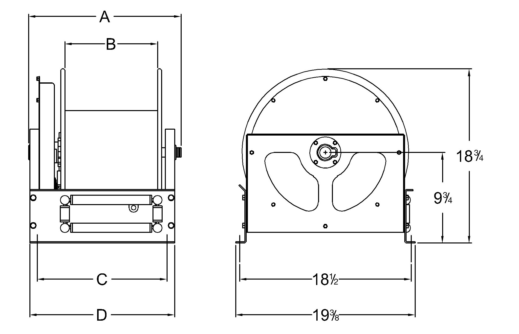 Japanese Retractable Winding High Pressure Automatic Hose Reel