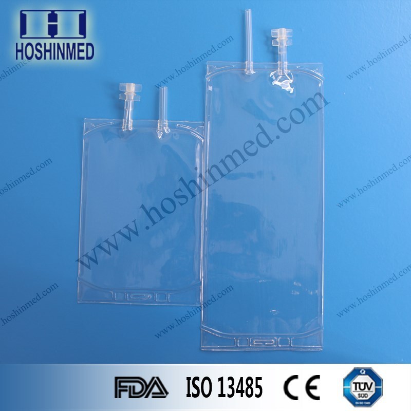 Surgical supplies 500ml medical PVC bags IV saline solution