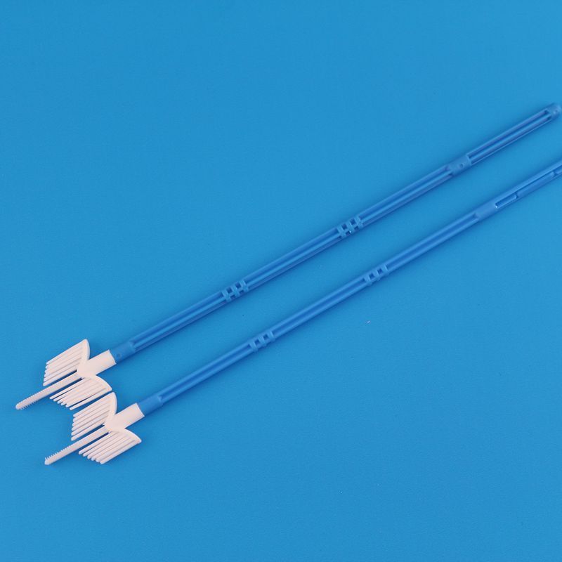 disposable sterile cytology brush, smear test Application broom type cervical brush