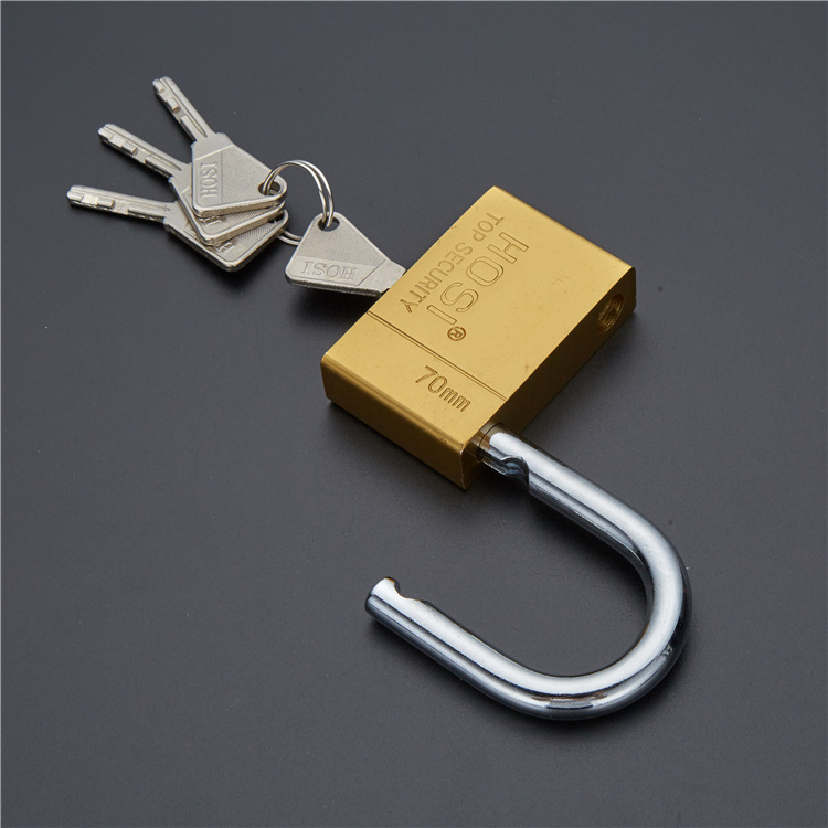 High Quality Waterproof 40mm Iron Padlock Security Safety Padlock With 4 Keys