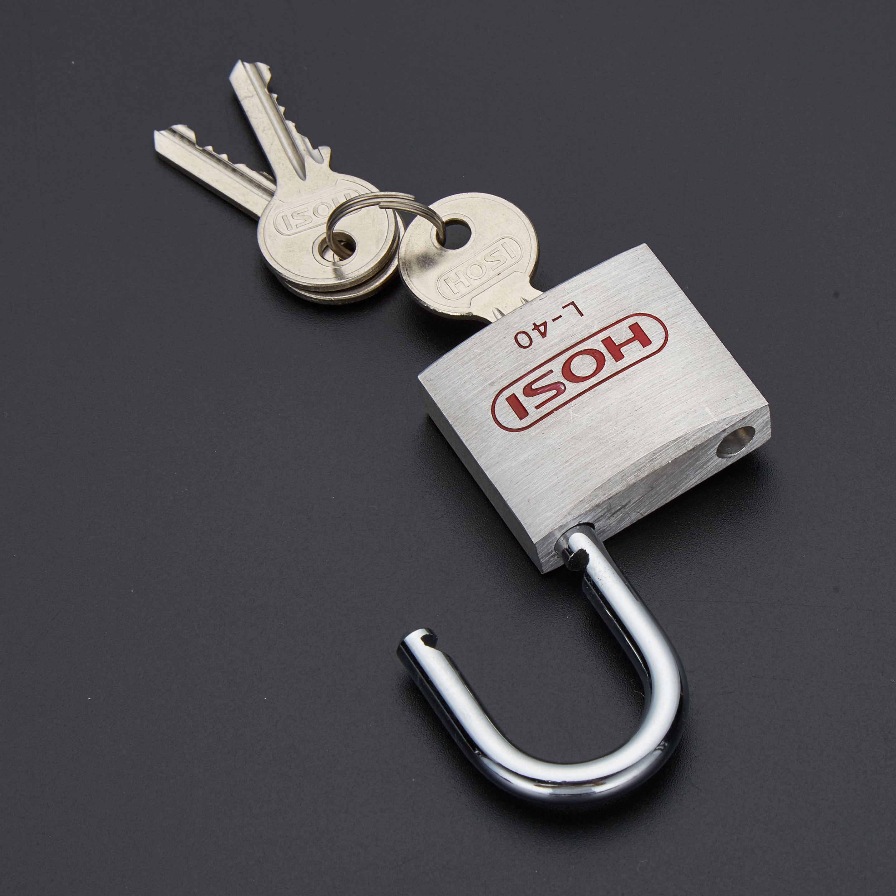 OEM Accept 52mm Height Full Copper Lock Core Shackle Key Aluminum Padlock For Dormitory Box Clothes