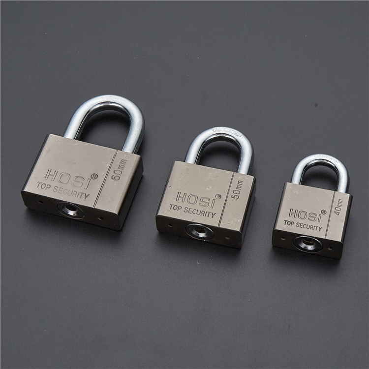 High Quality Square Type Industrial Pad Locks Custom 40mm 50mm 60mm 70mm Security Padlock With Keys