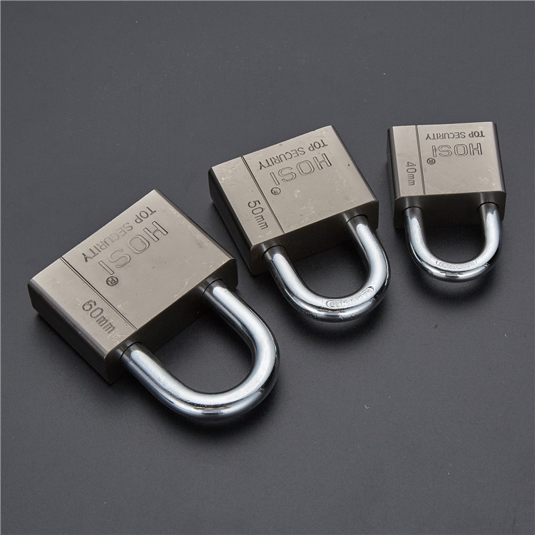 High Quality Square Type Industrial Pad Locks Custom 40mm 50mm 60mm 70mm Security Padlock With Keys