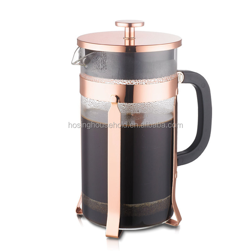 Hot Sale Classic Style French Press with 2pcs coffee cup Coffee Maker Set tea and coffee sets