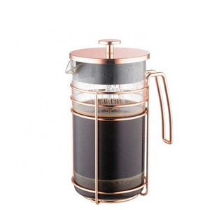 350ML stainless steel Coffee Pot tea pot copper French Press