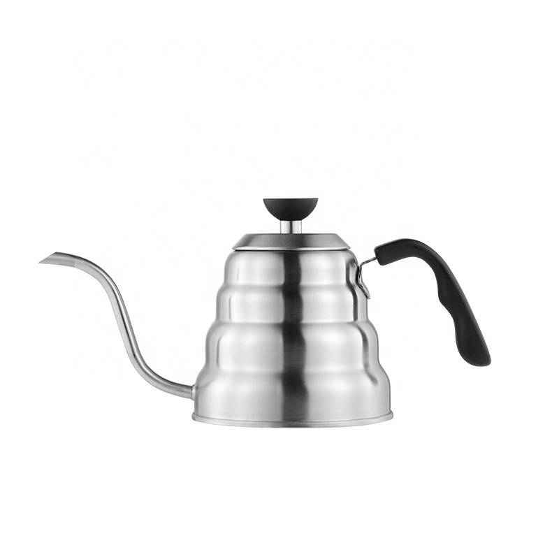 portable  Stainless steel pour over coffee kettle long pour coffee maker  resin handle coffee kettle with Temperature Display