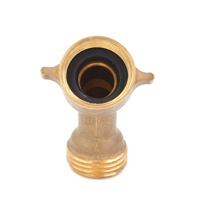 Brass Hose Elbow Connector RV Trailer Travel Part Accessories Lead Free Brass with Washer