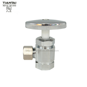 90 Degree Accessories Brass Water FIP Angle Stop Valve For American Market