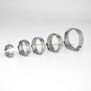 Stainless Steel Rings Cinch Clamps High Quality Single Ear Pex Crimp Clamp