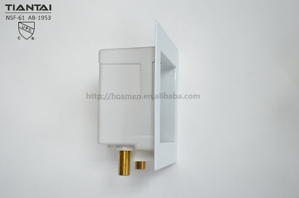 High Quality OEM Washing Machine Outlet Box With Hot And Cold Water Stop Valve