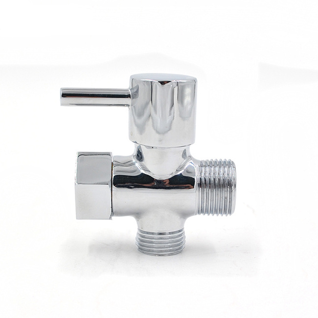 Faucet Show Water Diverter 3 Way T Adapter Valve