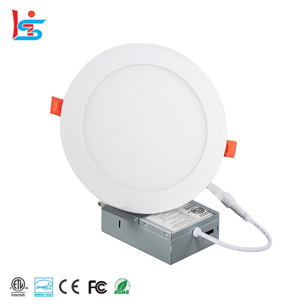 Etl 110-120V Dimmable Thin Fit Smd Led Recessed Wafer 6 Inch 4 Inch Ceiling Slim Panel Led Pot Light