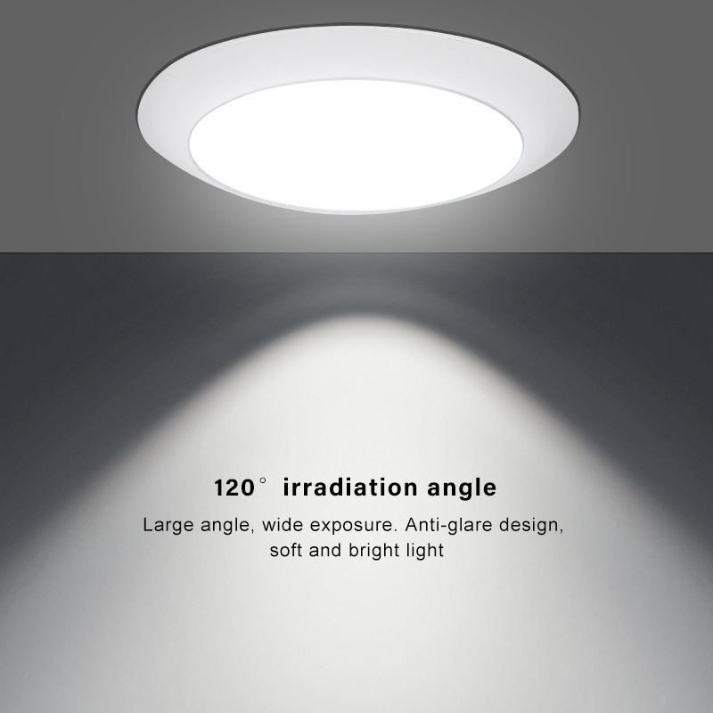 ETL 9w 12w ceiling led recessed down light round led frame panel light disk led light