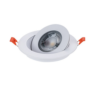 Spotlight adjustable recessed led downlight 6in 12w commercial panel light for office hotel