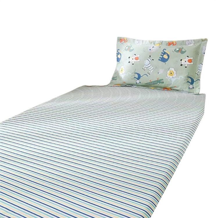 Breathable soft baby fitted crib sheet neutral organic cotton bamboo fitted cot sheets baby