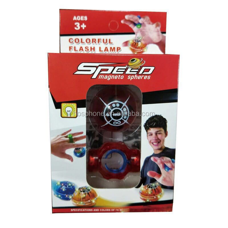 2018 New Toy Magic Speed Magneto Spheres Magnetic Flashing Glowing Ball Spinner Toy Stress Reducer Gift For Kids