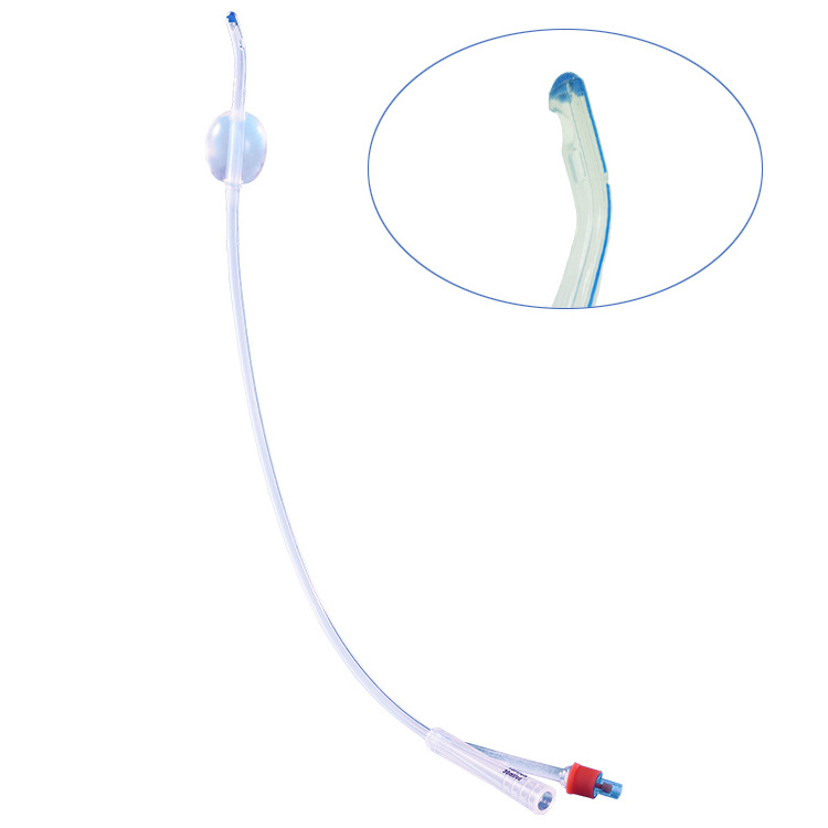 Disposable medical grade dufour tip 100% adult silicone foley catheter 3 way adult  other medical consumable manufacture