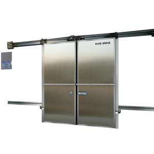 Double/Single Open Electric Sliding Door with Motor for Large Cold Room Automatic Sliding Door Freezer Room Door.