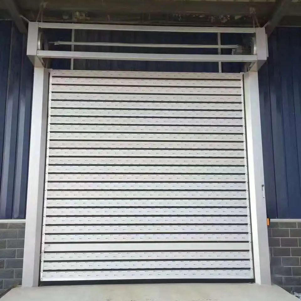 Hot Sale Hard Fast Material Commercial Industrial  Warehouse Dock Door Aluminum Roll Up Rapid High Speed Spiral Door