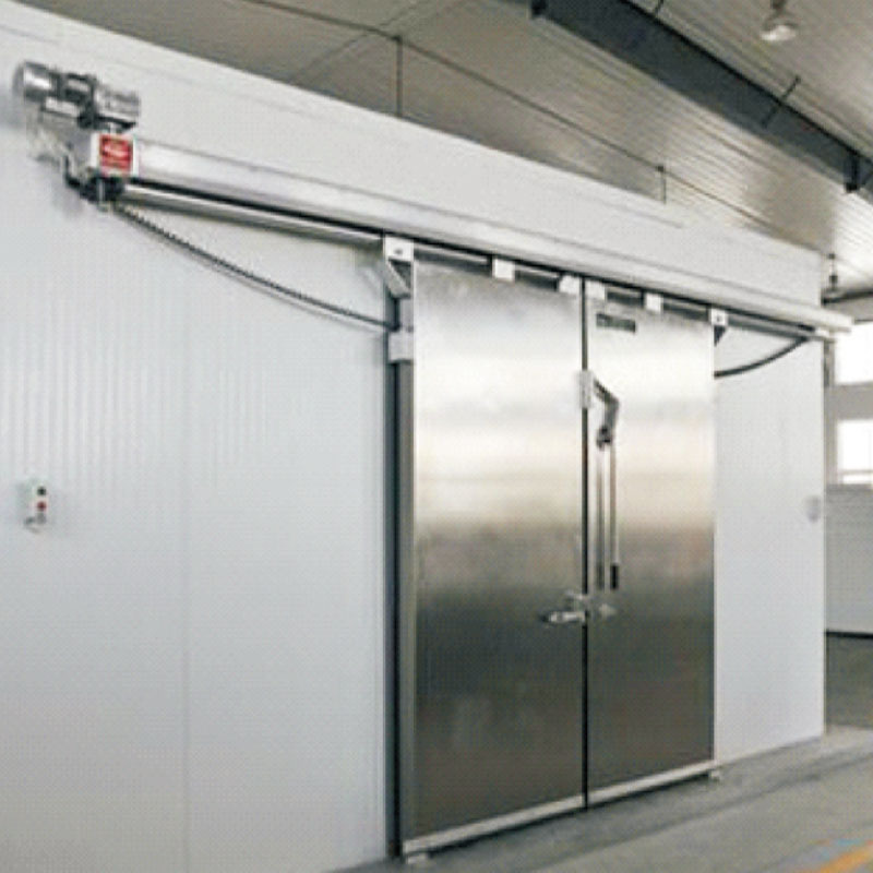 Double/Single Open Electric Sliding Door with Motor for Large Cold Room Automatic Sliding Door Freezer Room Door.