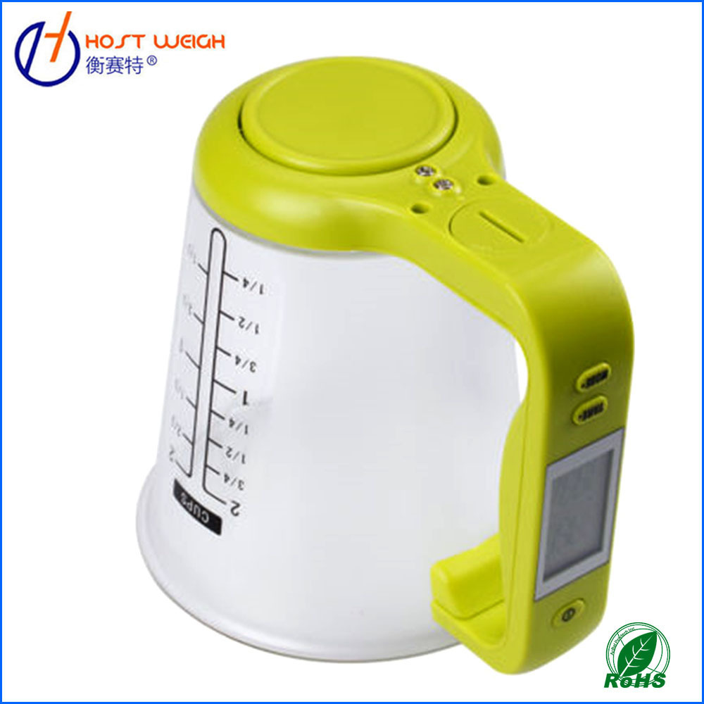 Hostweigh Measuring Cups Scale Liquid Weighing Digital Cup Scale Measuring Household Jug Scales