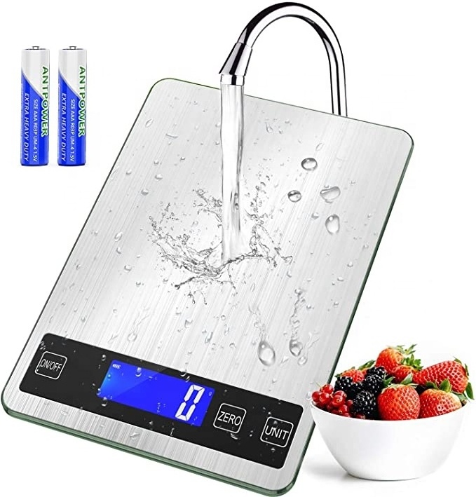 New Arrive Electronic Digital Weighing Kitchen durable stainless steel Scale Food Scale 5kg 10kg 15kg