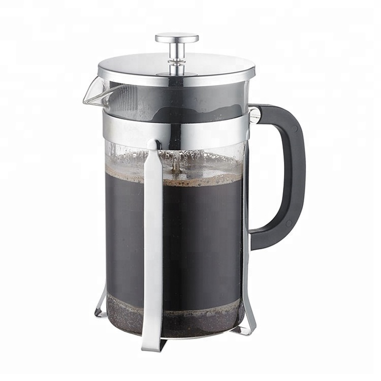 Promotion Chrome Metal French Press Coffee Makers coffee press