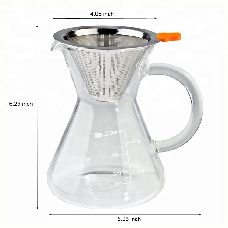 Household Exquisite Glass Manual Drip Coffee Maker