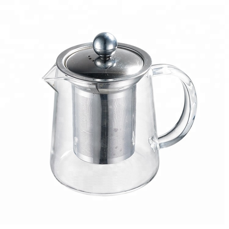 800ml New Design High Borosilicate Personalized Tea Infuser Teapot