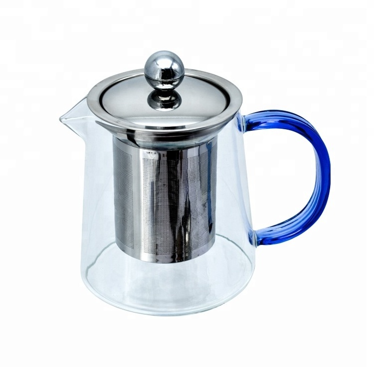 800ml New Design High Borosilicate Personalized Tea Infuser Teapot