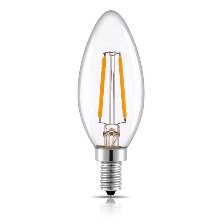 Best Selling C35 E14 Led Candelabra Bulb Led Edison Filament Chandelier Candle Light Bulb 2w 4w 6w Non-dimmable