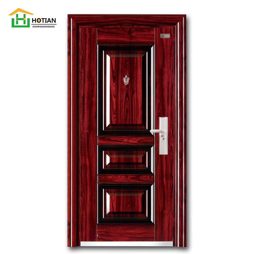 China Factory Price House Front Door Design Wholesale Cheap Exterior Security Steel Door